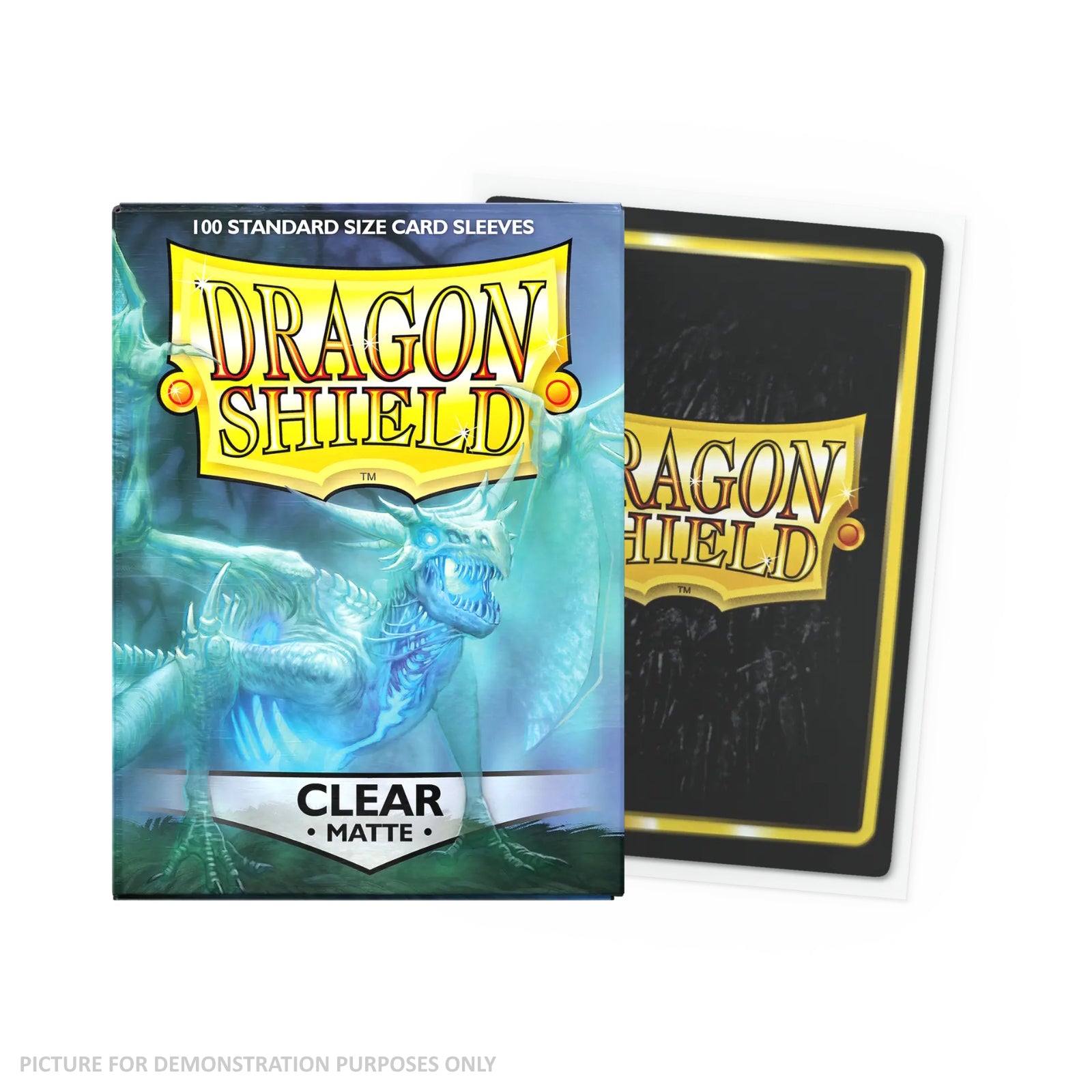 Dragon Shield 100 Standard Size Card Sleeves - Matte Clear
